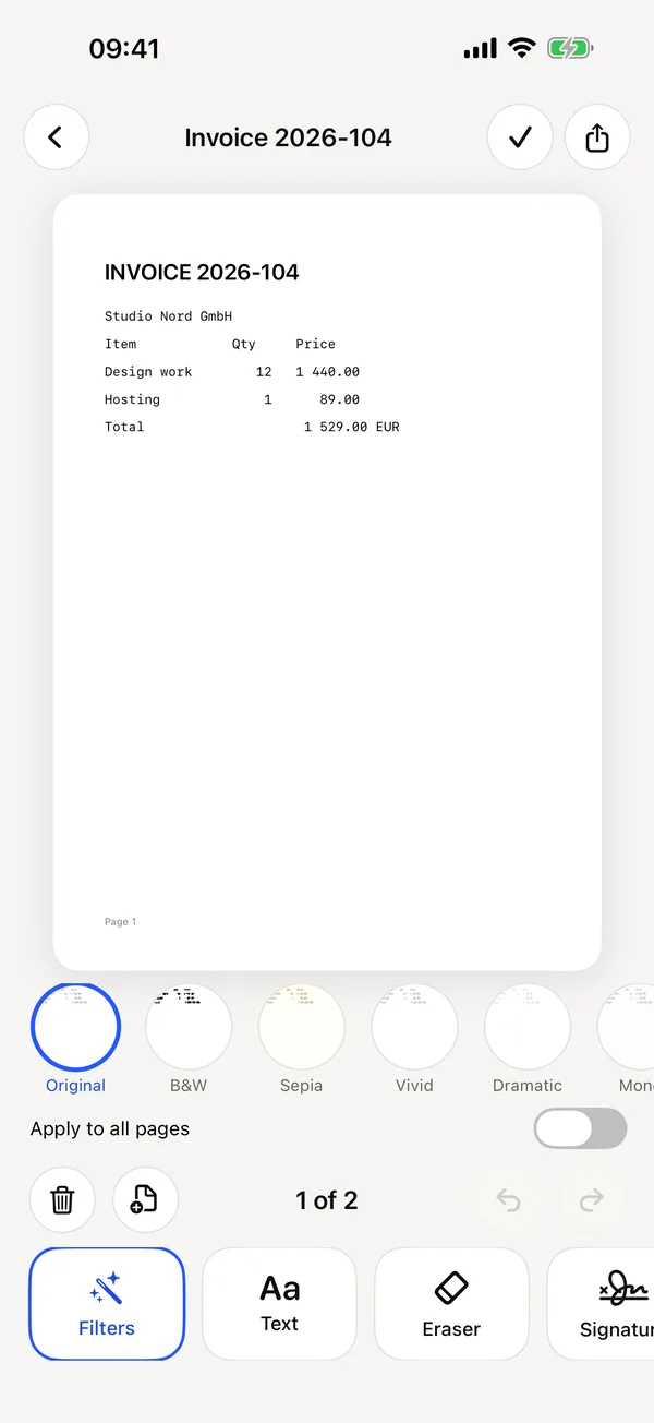 PDF LENS PDF editor