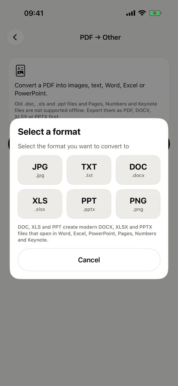 PDF LENS: Convert PDF to Word, Excel and more